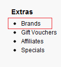 extras brands