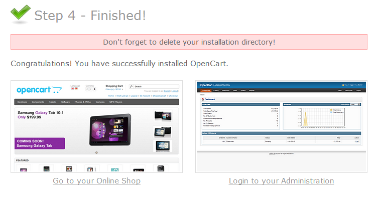 opencart step4